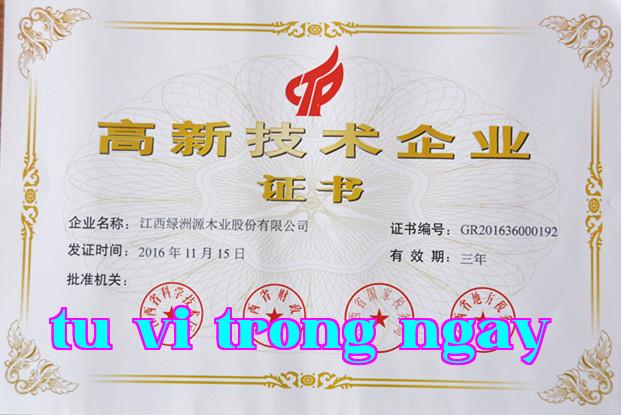 Công ty Xanh Oasis được Doanh nghiệp công nghệ cao quốc gia